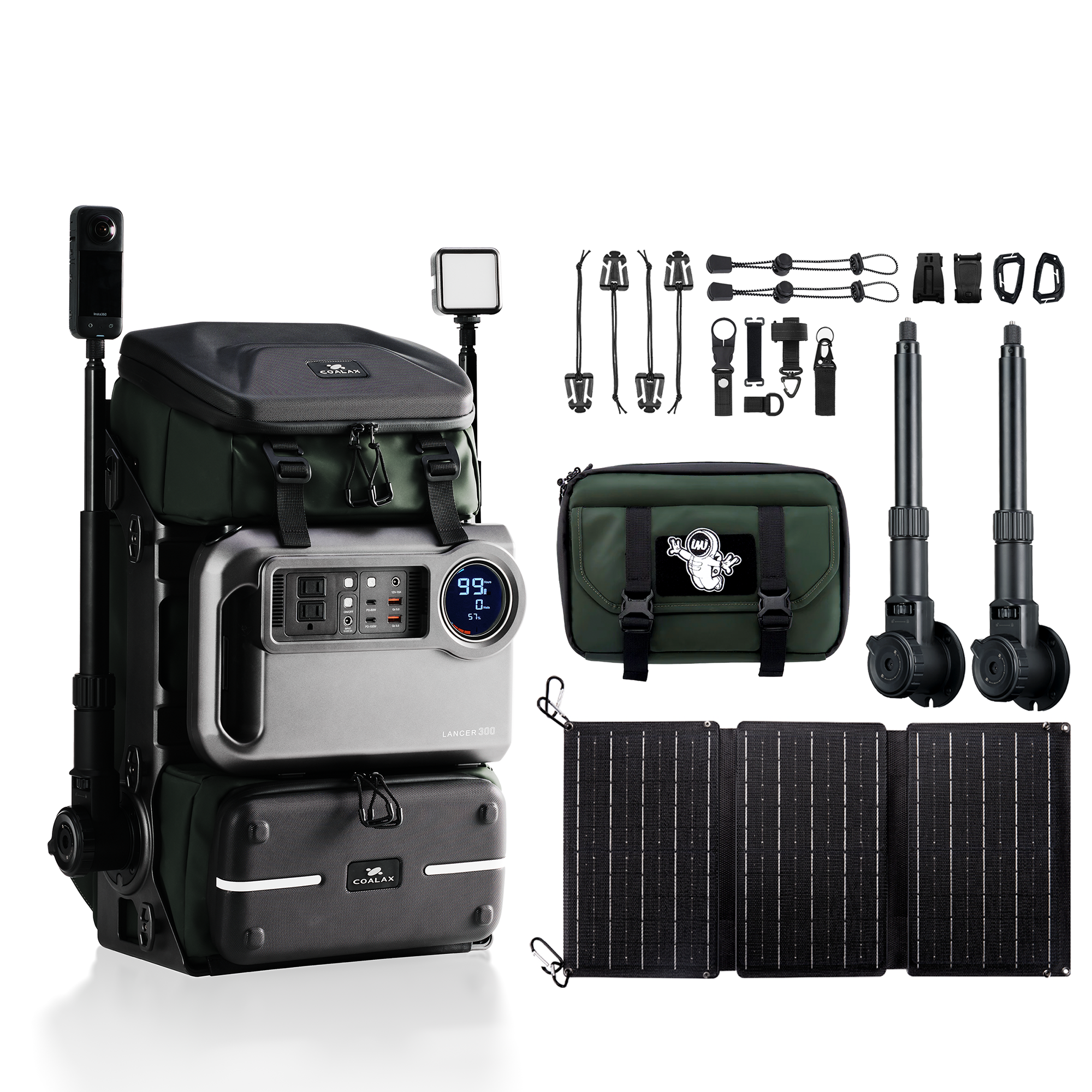 Lancer300 Modular Outdoor Backpack with Power and Magic Arm