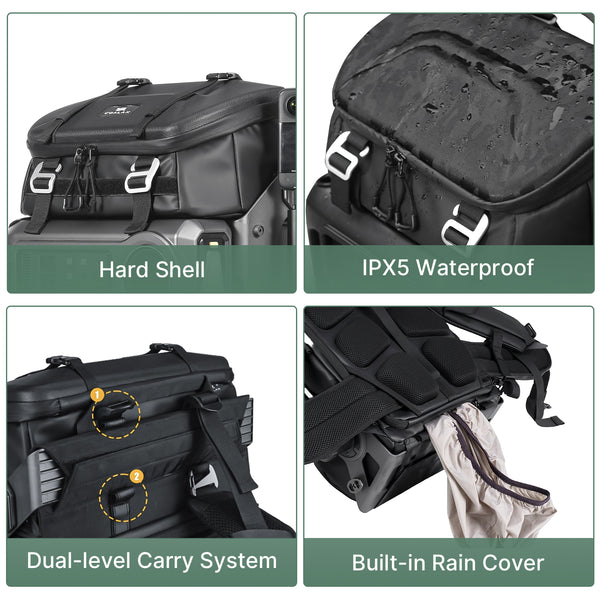 Lancer100 TSA Compliant Travel Camera Backpack with 100W Power