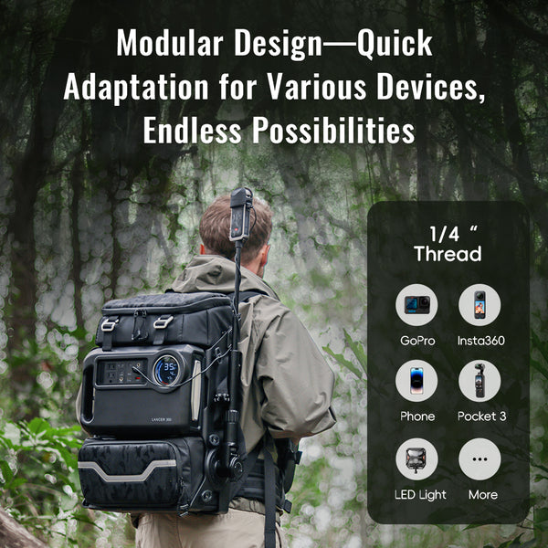 Lancer300 Adventure Kit – Ultimate Modular Backpack for Outdoor Exploration