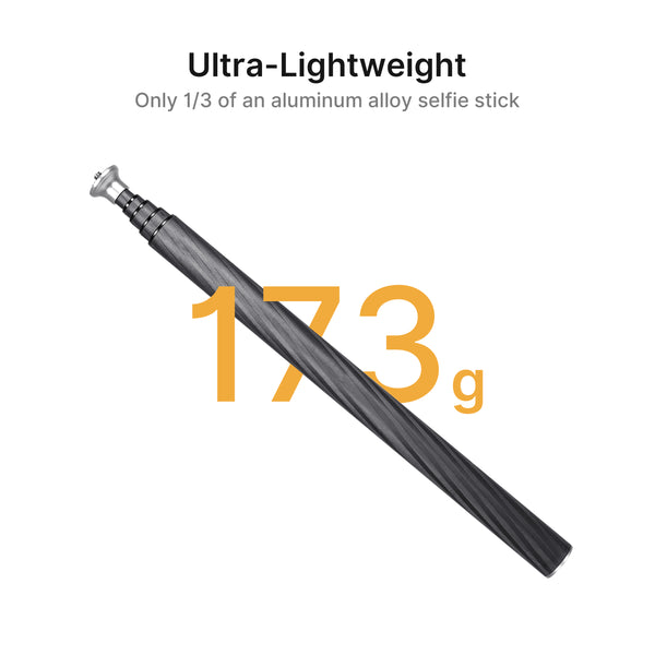 100% Pure Carbon Fiber Selfie Stick – Lighter, Stronger, Perfect for Magic Arm