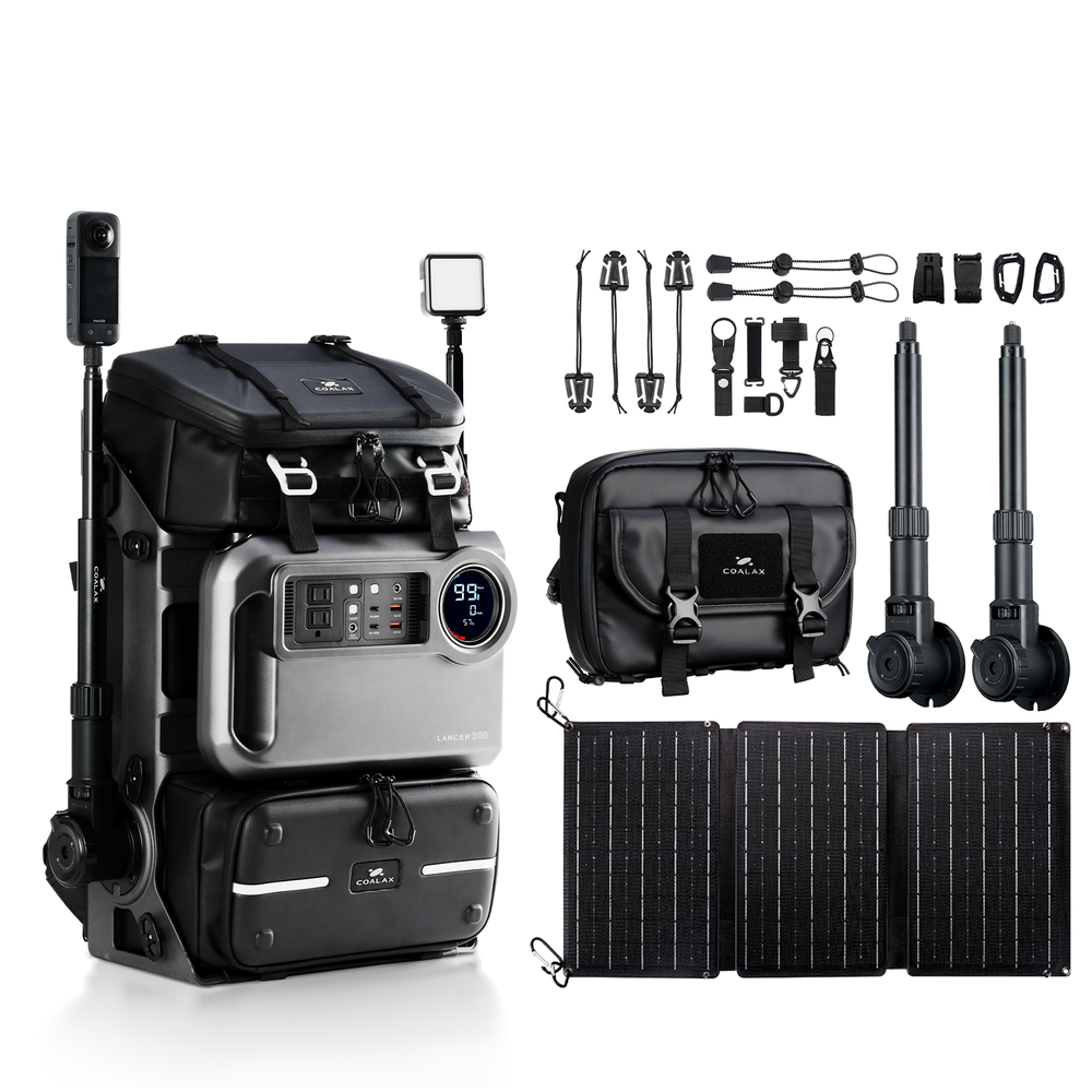 Lancer300 Modular Outdoor Backpack with Power and Magic Arm