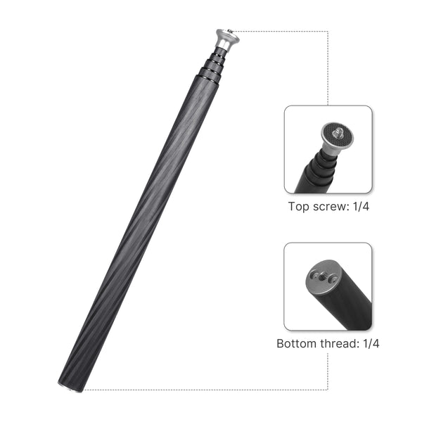 100% Pure Carbon Fiber Selfie Stick – Lighter, Stronger, Perfect for Magic Arm