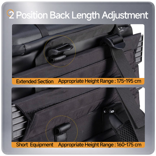 Lancer 300W Power Backpack -For Camera/Drone/Gear Storage + Long Lasting Power Supply+ Snaparm Shoot (Black）