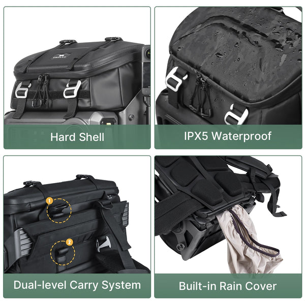 Lancer100 TSA Compliant Travel Camera Backpack with 100W Power