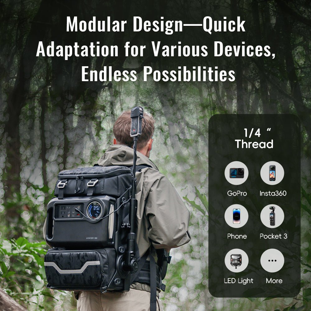 Lancer300 Adventure Kit – Ultimate Modular Backpack for Outdoor Exploration