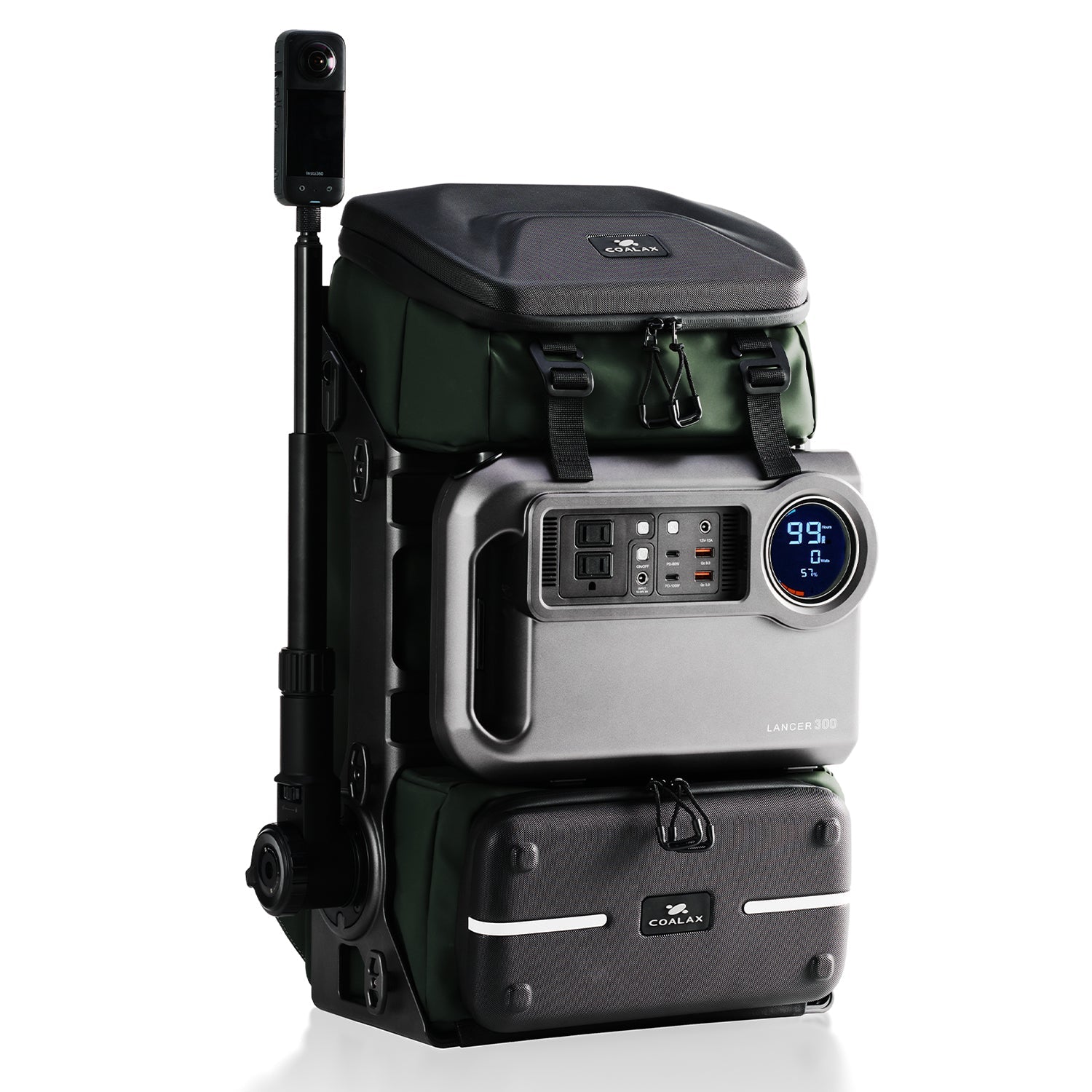 Lancer300 Modular Outdoor Backpack with Power and Magic Arm