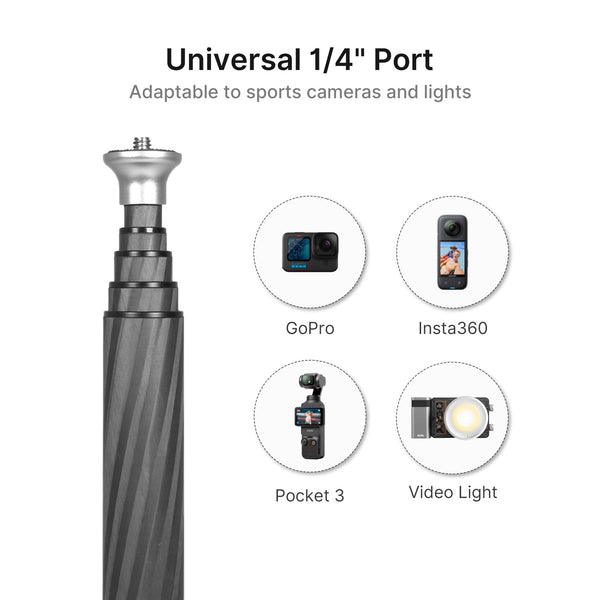 Pre - order 100% Pure Carbon Fiber Selfie Stick – Lighter, Stronger, Perfect for Magic Arm