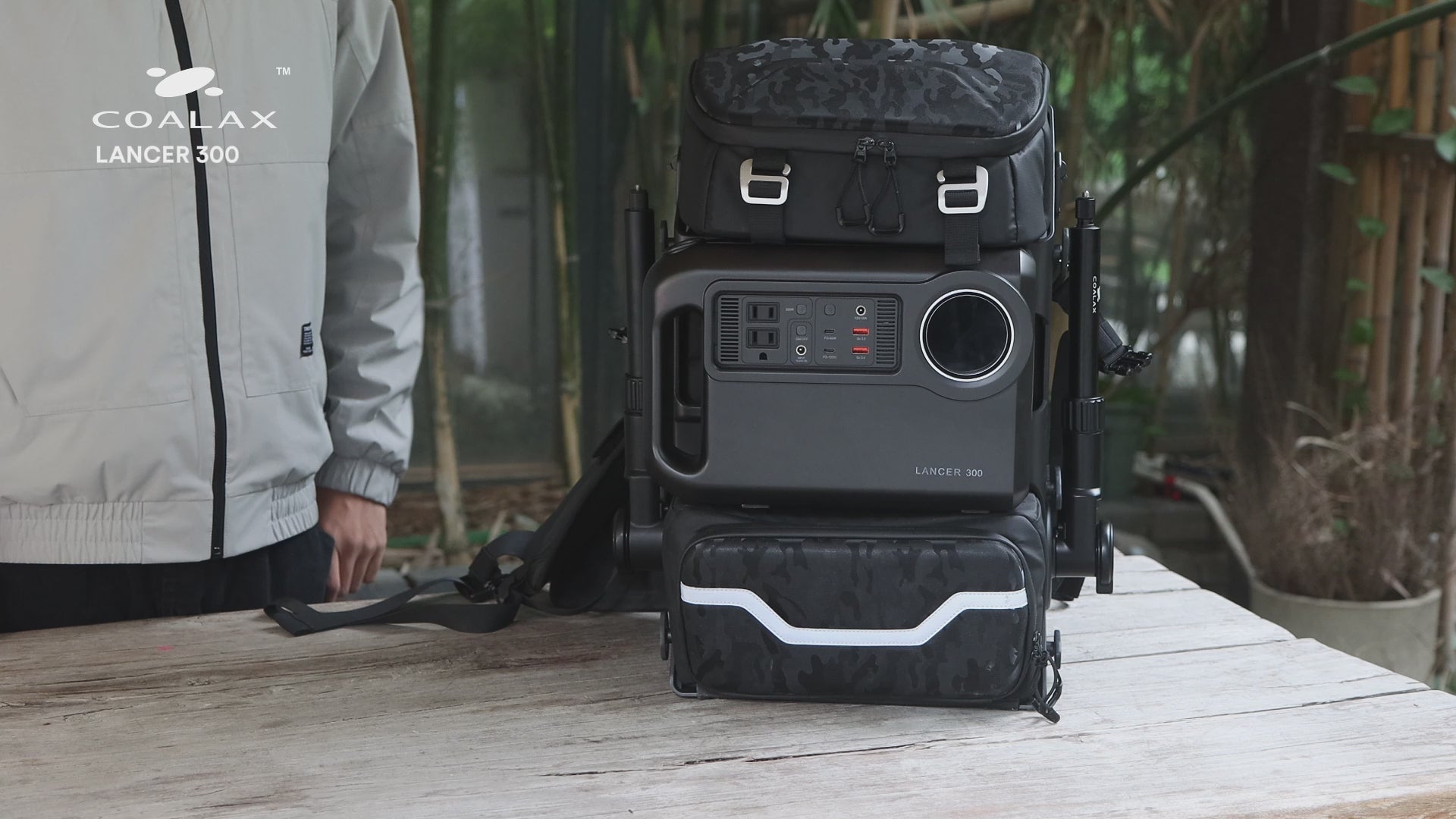 Modular Power Station: 300W Portable Power for Outdoor Version